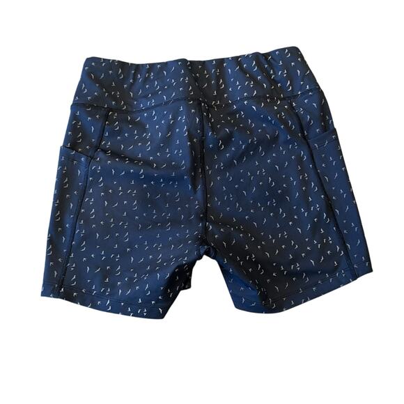 NWOT Oiselle Firecracker Reflective Compression Shorts Size 12 - Picture 3 of 11